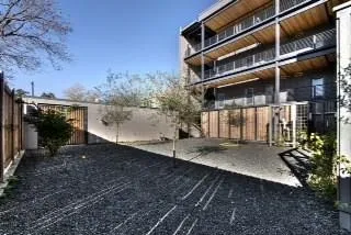 a backyard of a house