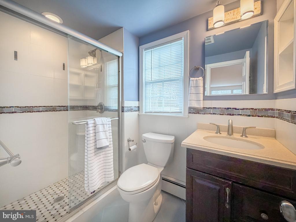 221 Foxcroft Road Broomall, PA 19008 - Photo 29 of 67 Private primary bathroom with tile finishes