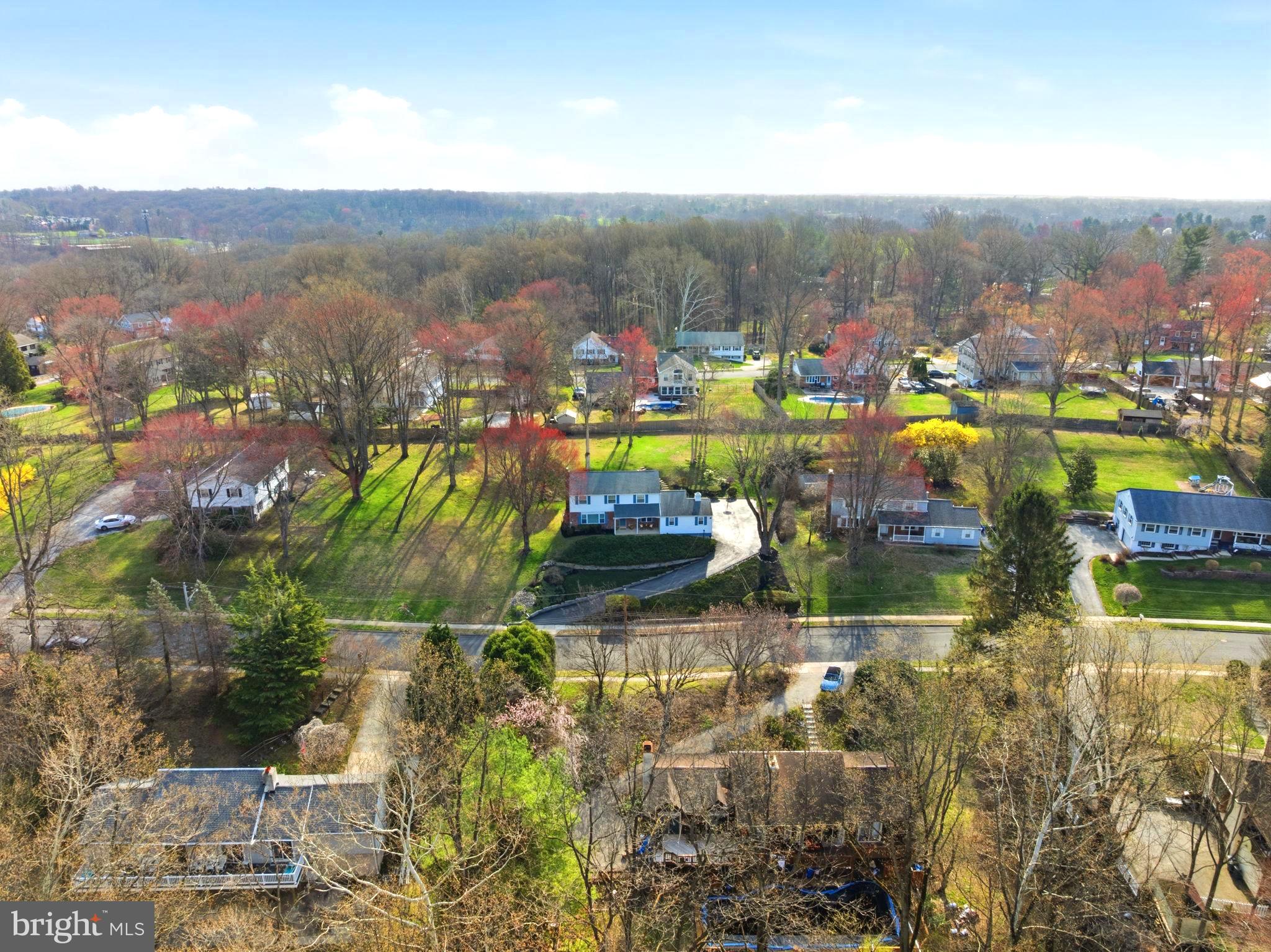 221 Foxcroft Road Broomall, PA 19008 - Photo 60 of 67 Aerial photo of front of home