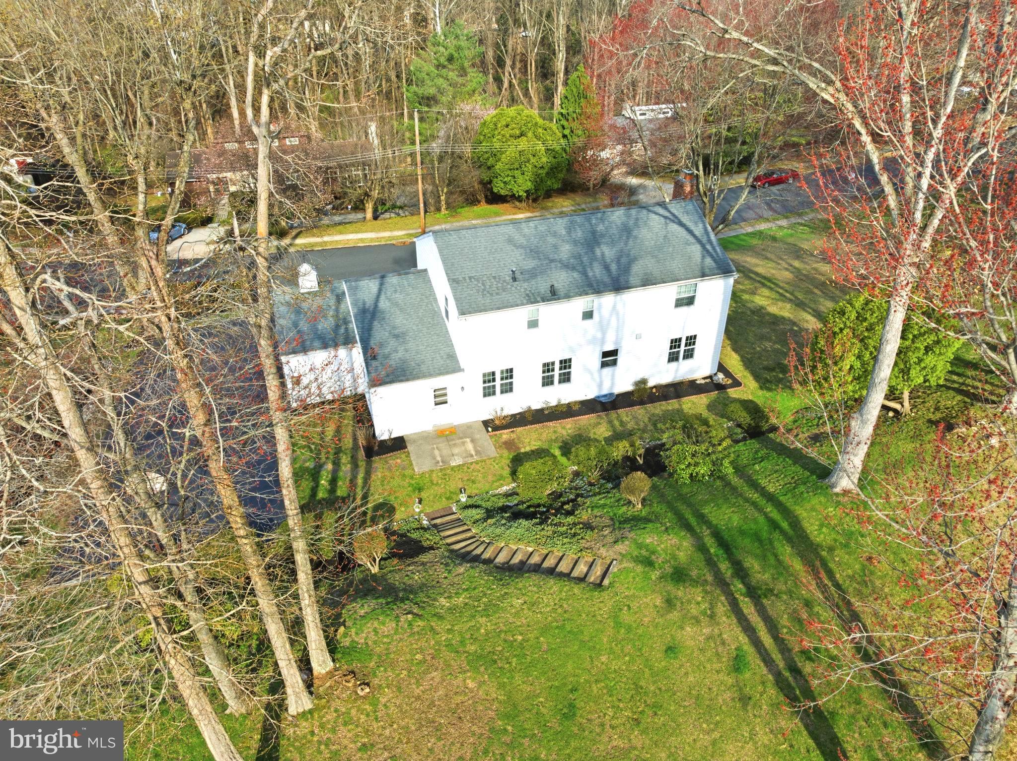 221 Foxcroft Road Broomall, PA 19008 - Photo 61 of 67 Aerial photo of backyard of home