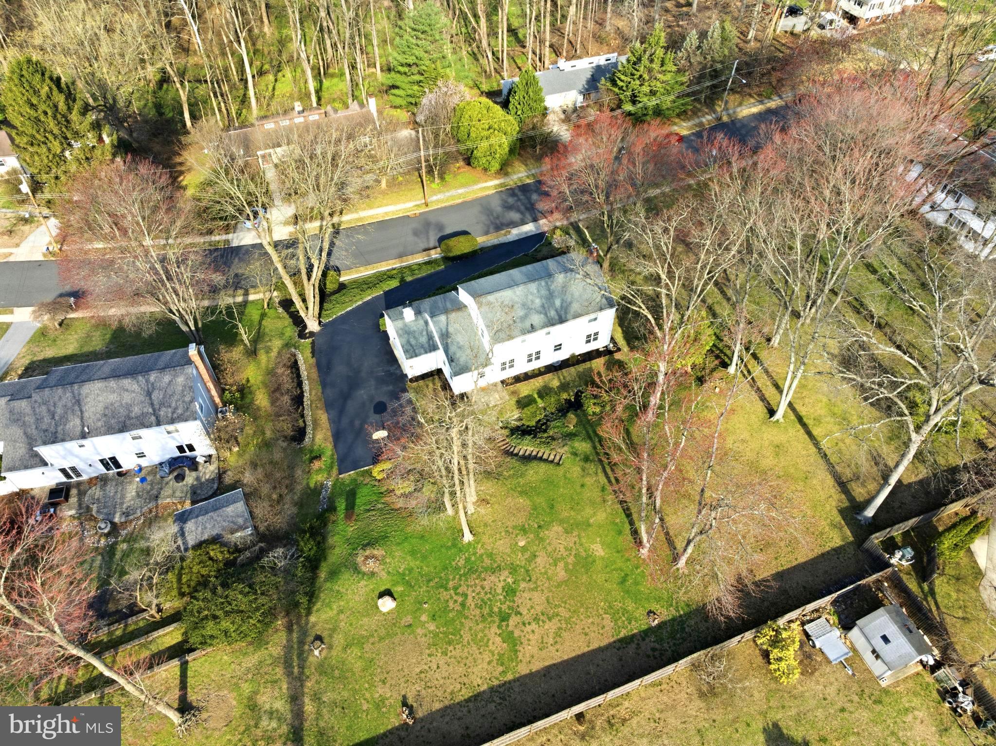 221 Foxcroft Road Broomall, PA 19008 - Photo 62 of 67 Aerial photo of backyard of home