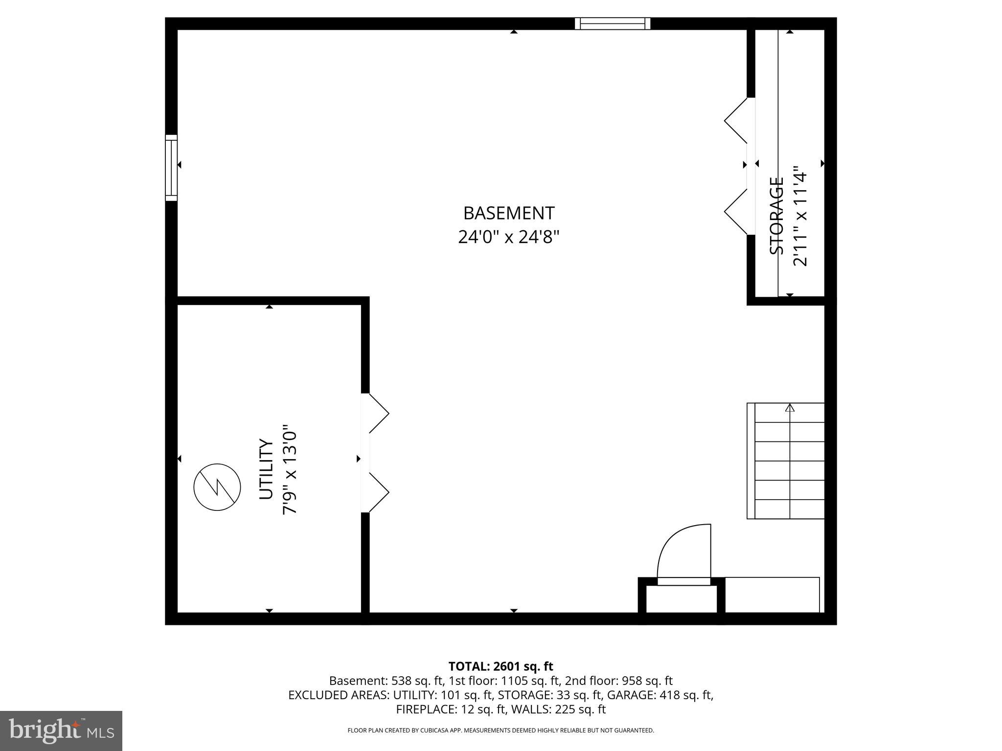 221 Foxcroft Road Broomall, PA 19008 - Photo 66 of 67 Floor Plan - Finished Basement