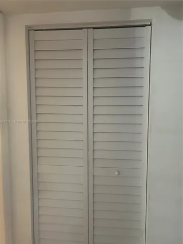 a close view of closet