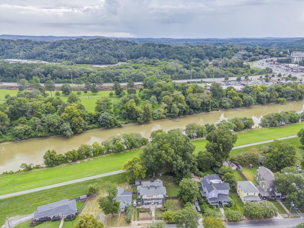 1006 Avenue A Rome, GA 30165 - Photo 56 of 61 an aerial view of a houses with a lake view
