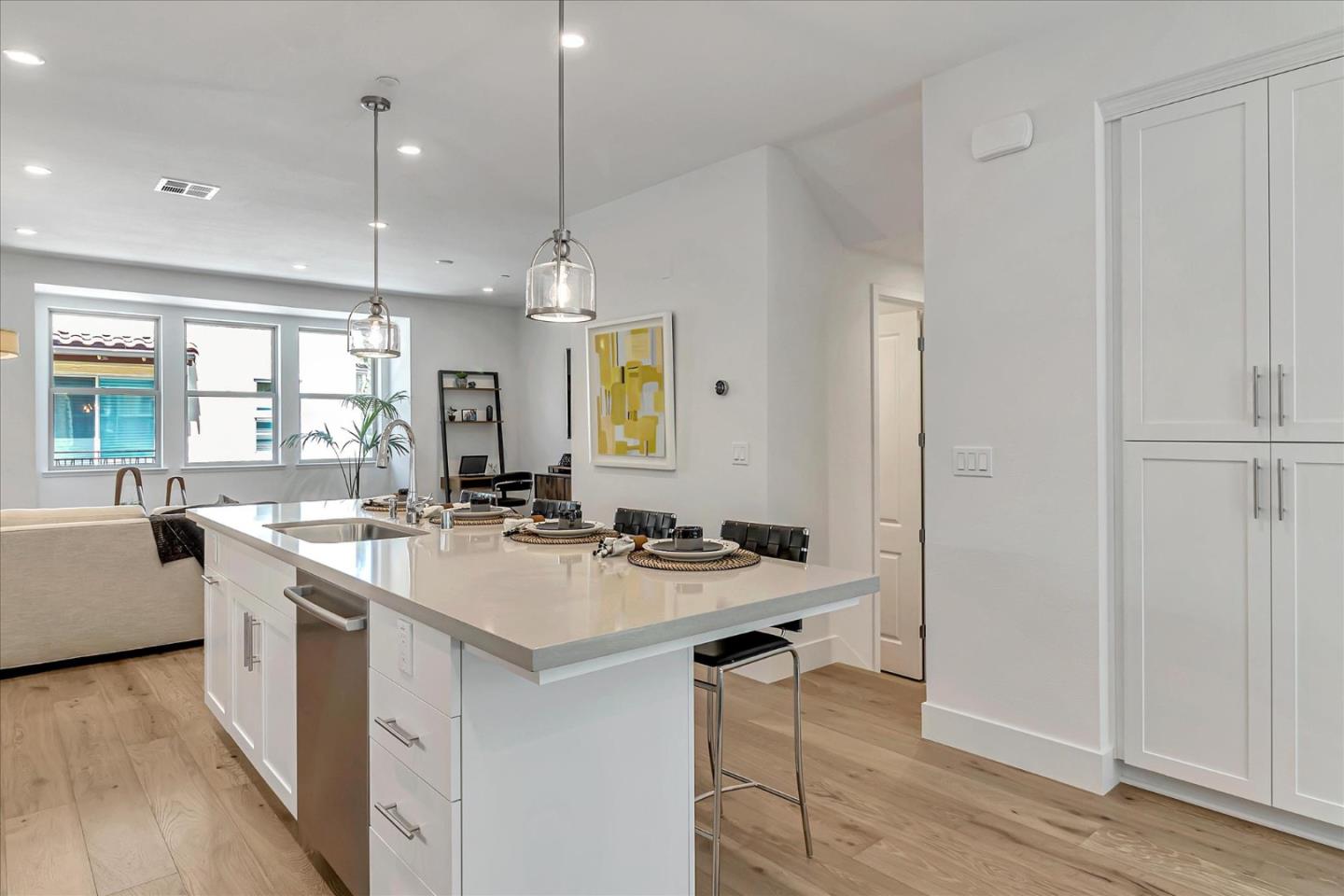 1277 Verano Road Mountain View, CA 94043 - Photo 15 of 52 a kitchen with a sink stove and cabinets