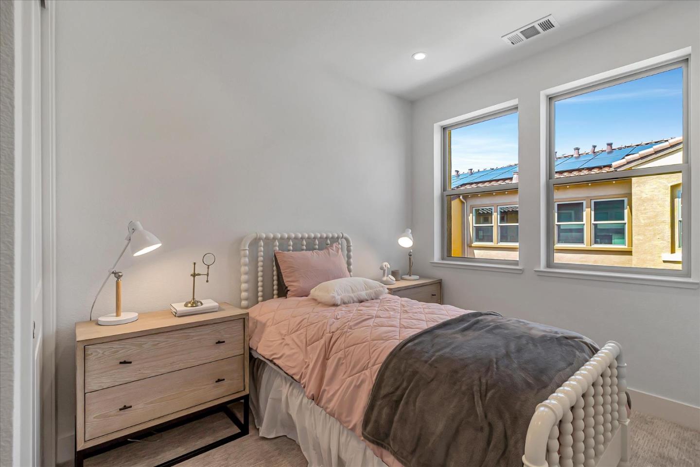 1277 Verano Road Mountain View, CA 94043 - Photo 33 of 52 a bedroom with a bed and a window