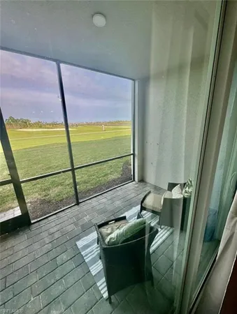 a view of an ocean from a window