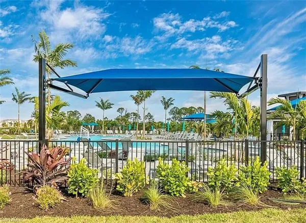 front view of a house with a garden