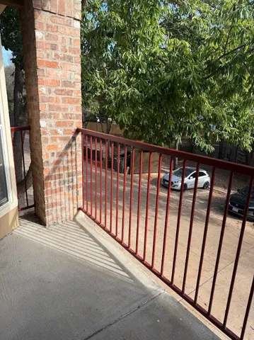 a view of a room with an empty space