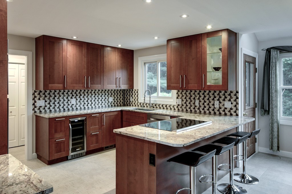 37 Edgewood Road Southborough, MA 01772 - Photo 4 of 29 a kitchen with a sink cabinets and window