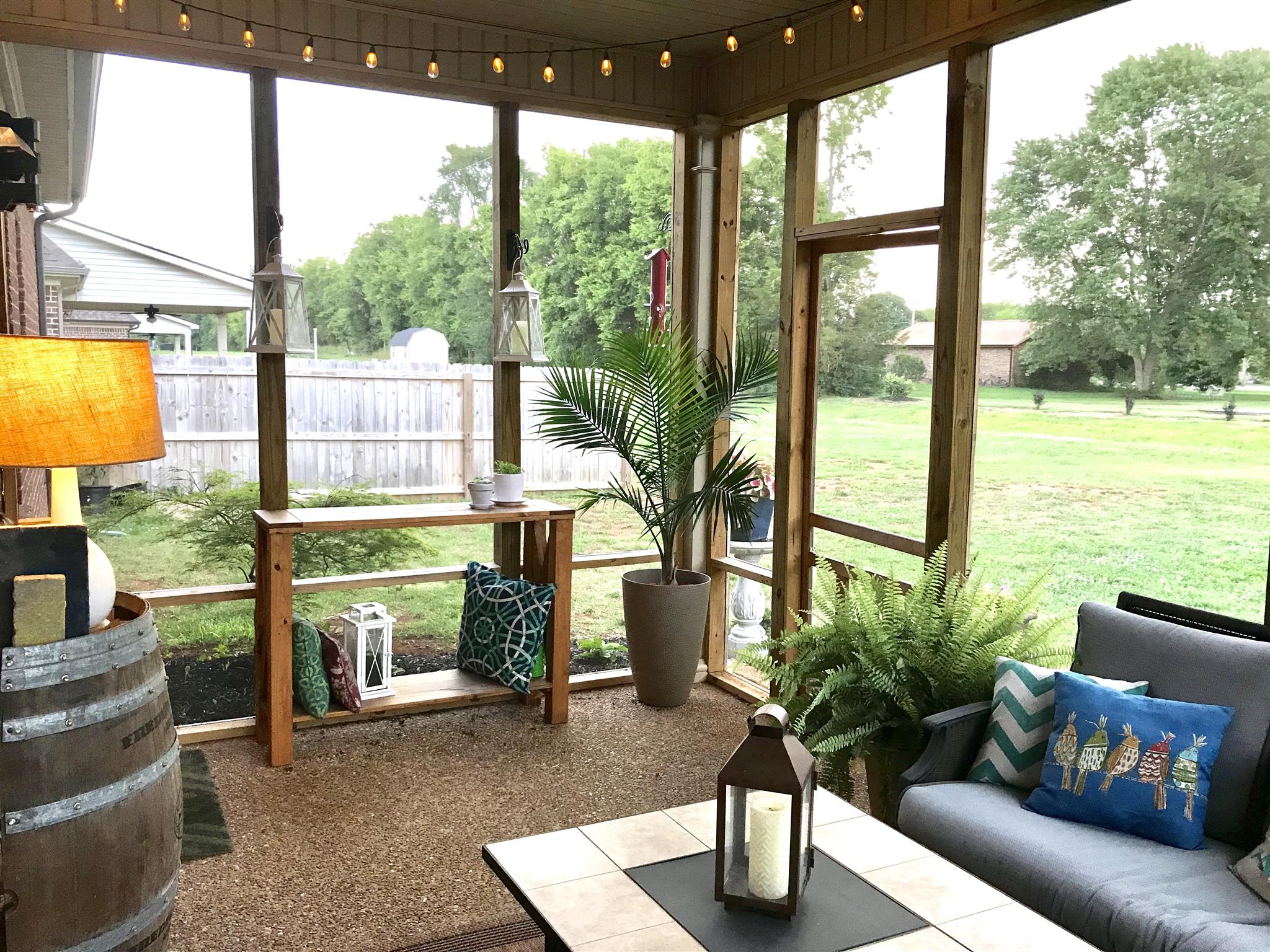 1235 Rimrock Road Smyrna, TN 37167 - Photo 26 of 28 Screened in porch with cable and tv mount all ready for you!
