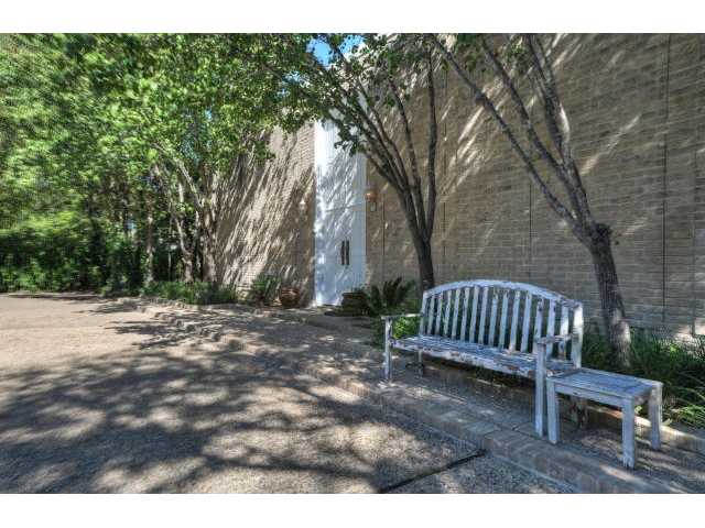 a view of outdoor space with deck and a garden