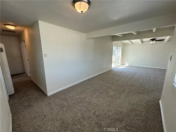 a view of hallway with stairs