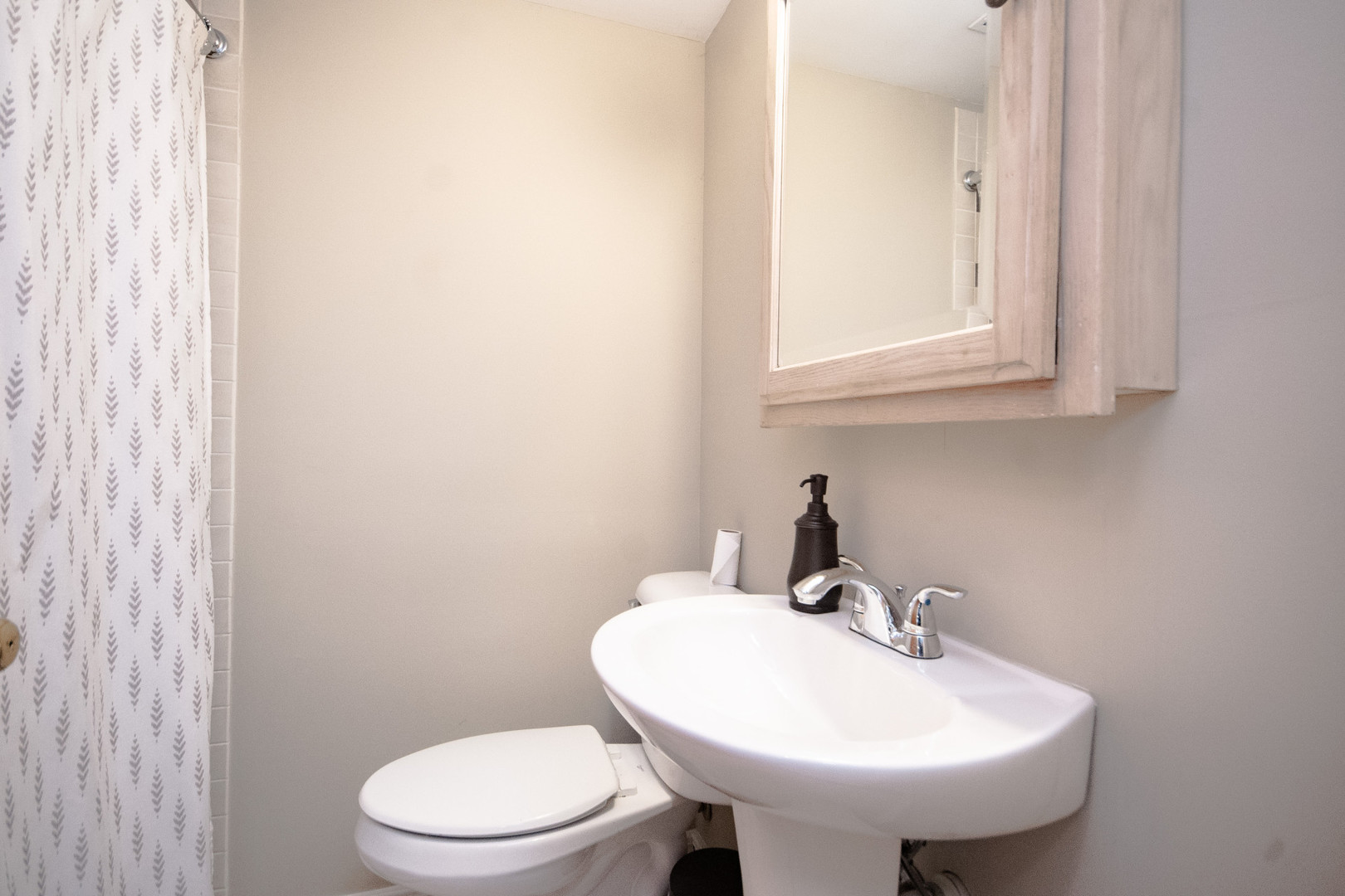 2614 Euclid Avenue Berwyn, IL 60402 - Photo 23 of 30 a bathroom with a sink a toilet and mirror