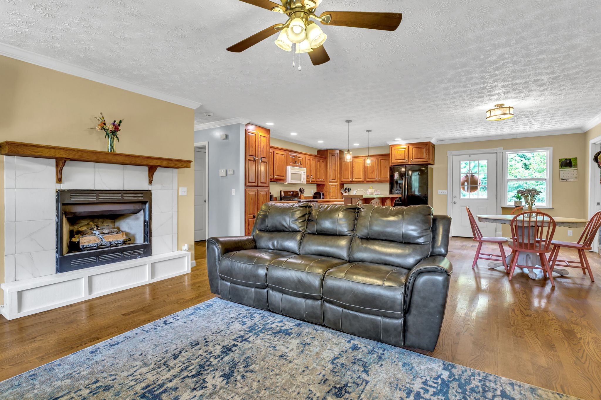1450 Pleasant Hill Road McMinnville, TN 37110 - Photo 7 of 33 a living room with furniture and a fireplace