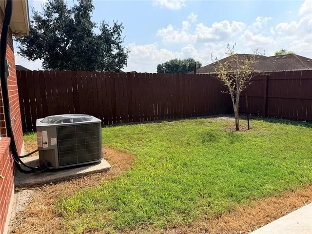 a backyard of a house