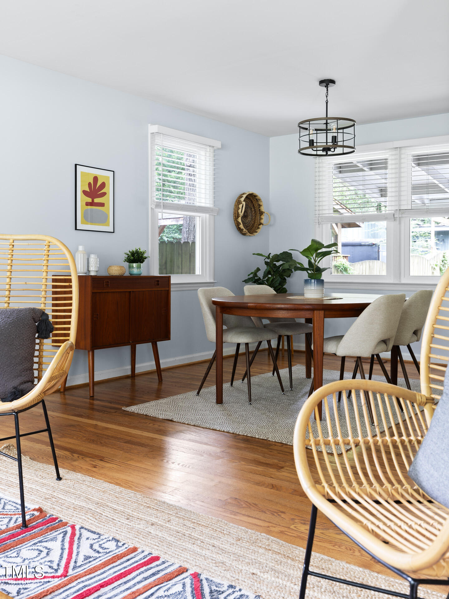 2035 Timber Drive Raleigh, NC 27604 - Photo 12 of 41 a workspace with furniture window and wooden floor