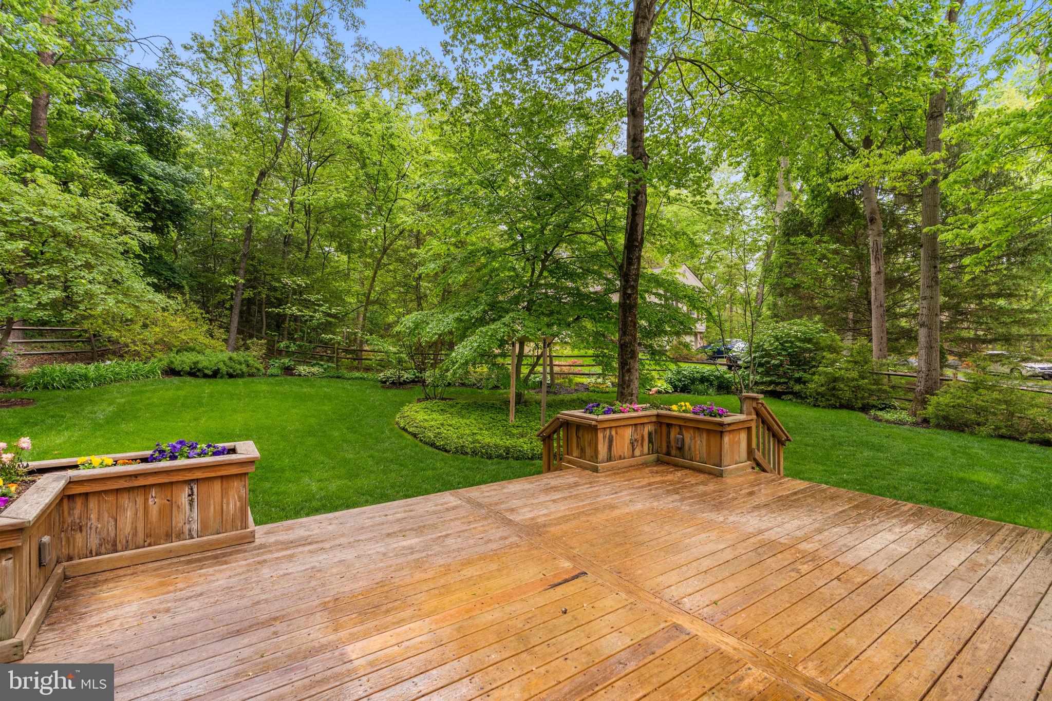 1901 Buckthorn Lane Reston, VA 20191 - Photo 40 of 50 Dramatic, large custom deck, outside of kitchen