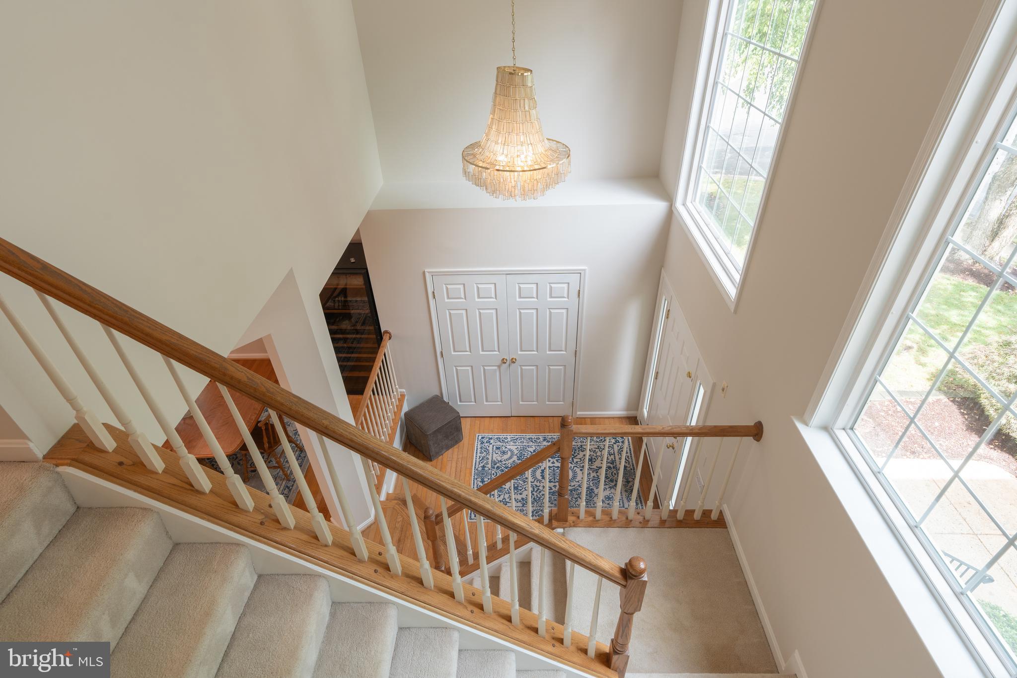 47543 Rippling Drive Sterling, VA 20165 - Photo 21 of 52 Upper Level stairs looking into foyer