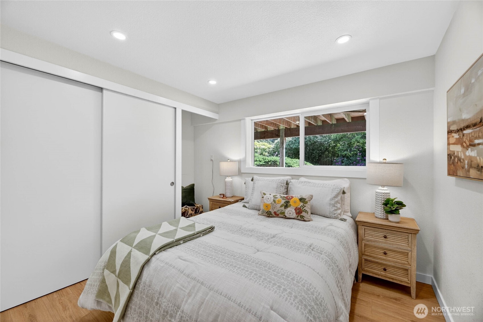 9114 207th Place Southwest Edmonds, WA 98026 - Photo 24 of 36 a bedroom with a bed and a window
