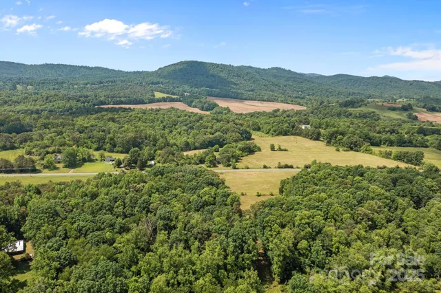 a view of city and mountain