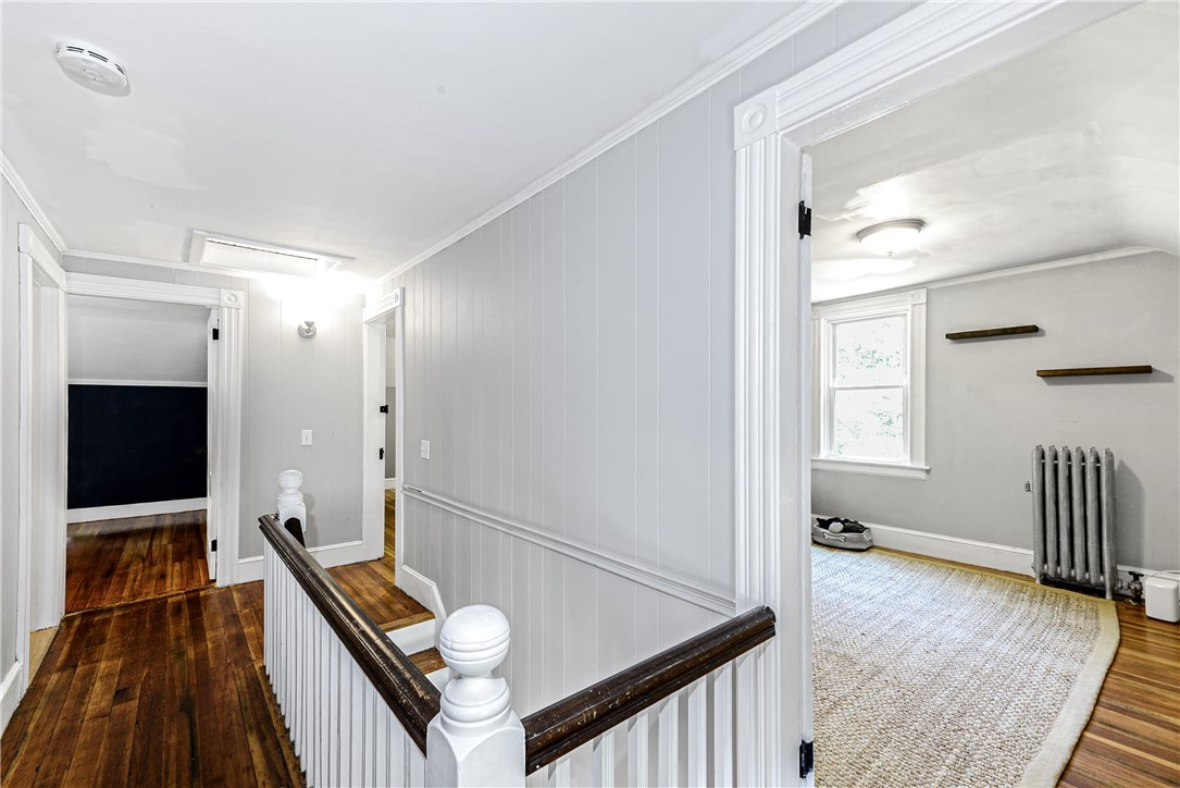 536 Potter Road North Kingstown, RI 02852 - Photo 21 of 29 Freshly painted stairwell leading to all upstairs bedrooms, bath and laundry.