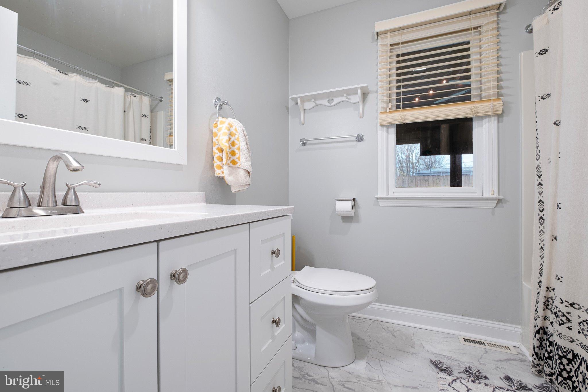 34 Sentry Lane Newark, DE 19711 - Photo 13 of 38 a bathroom with a sink a toilet and shower