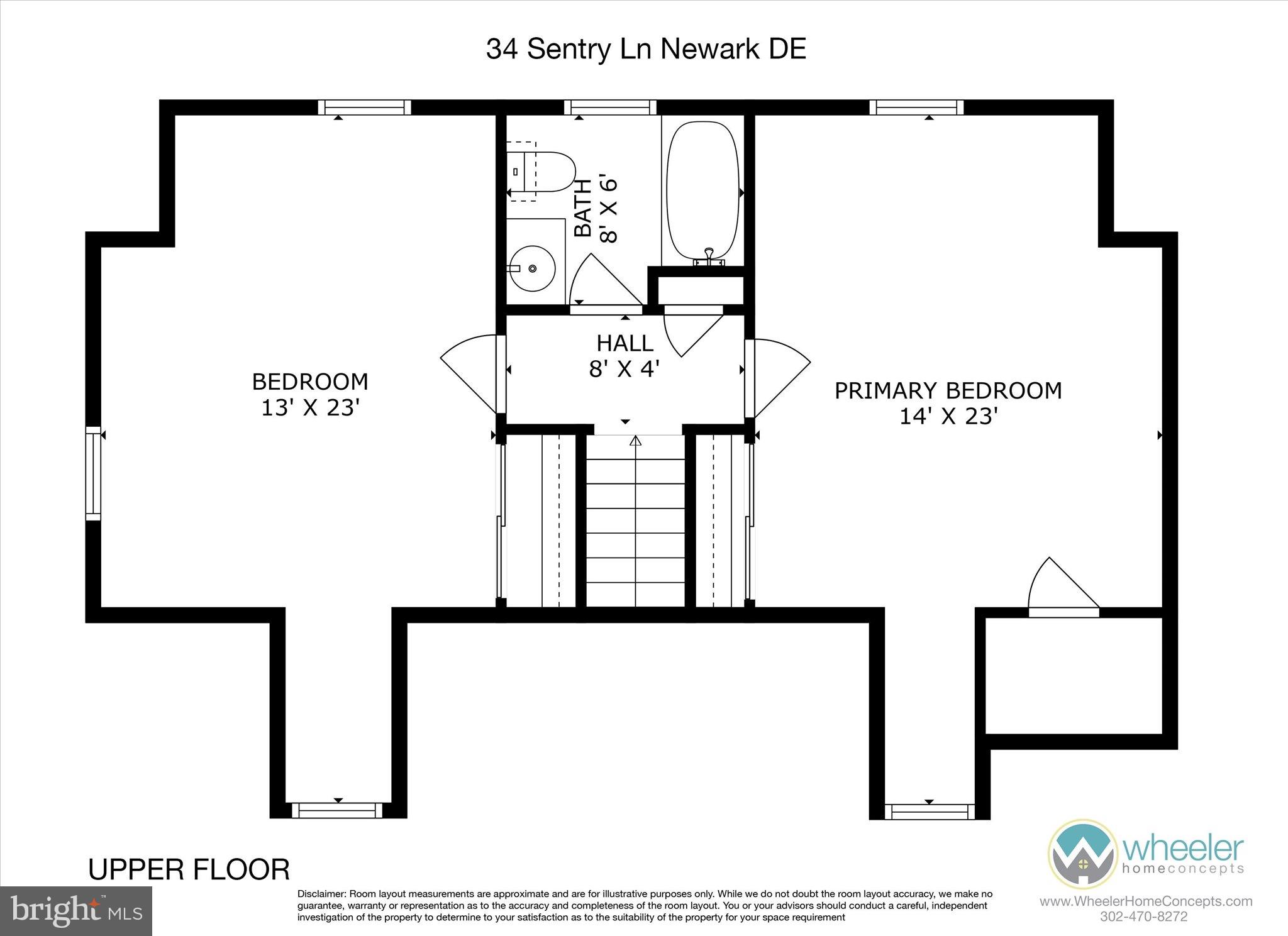 34 Sentry Lane Newark, DE 19711 - Photo 37 of 38 a picture of a wall with a white and white walls