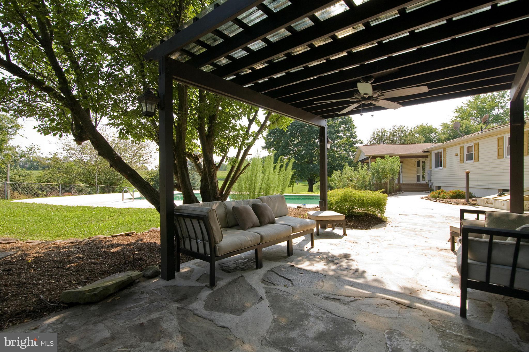 1747 Mayberry Road Westminster, MD 21158 - Photo 27 of 30 Covered Pergola with Fireplace