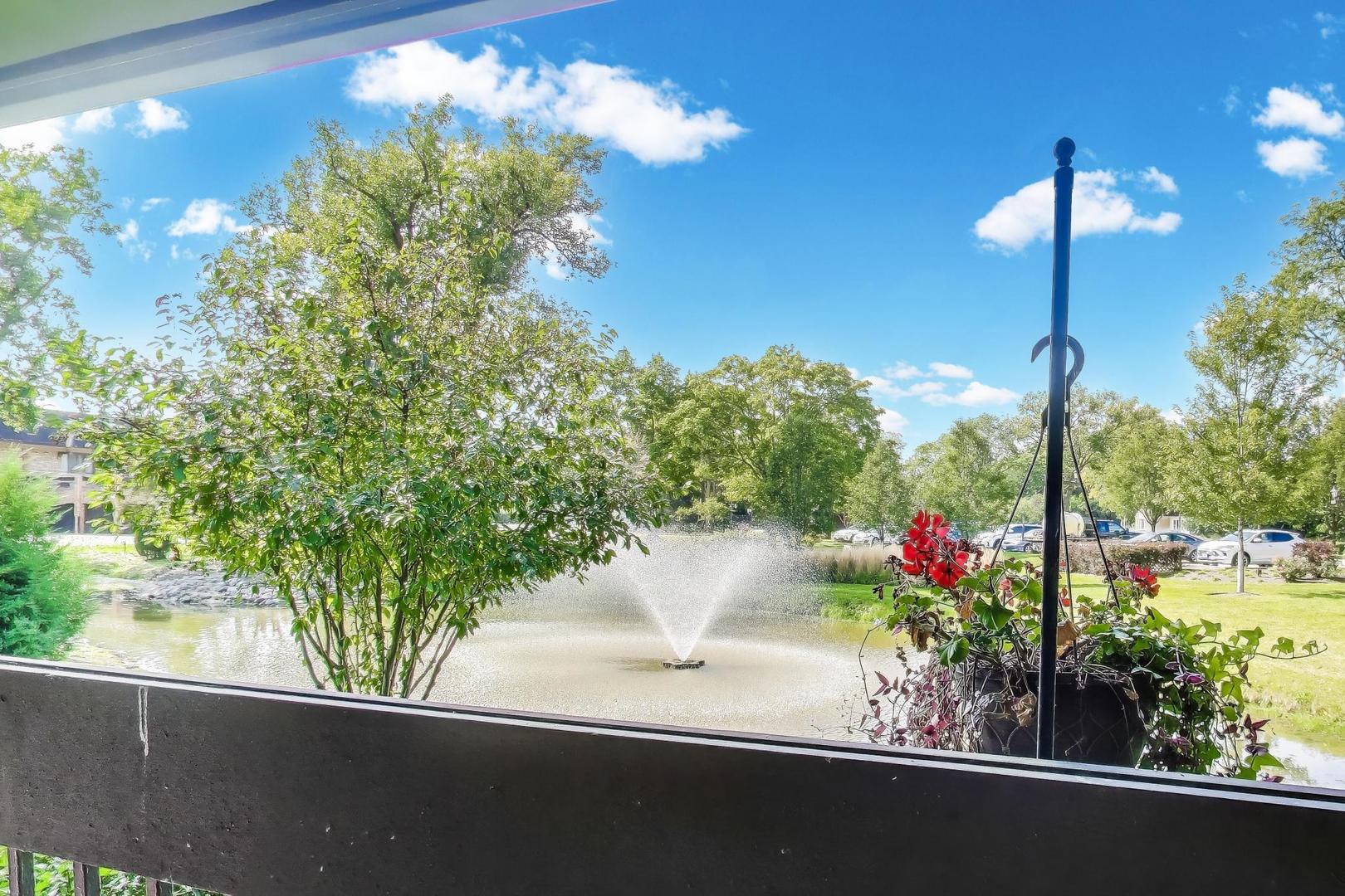 3955 Mission Hills Road, Unit D Northbrook, IL 60062 - Photo 21 of 26 a view of a balcony with flower plants