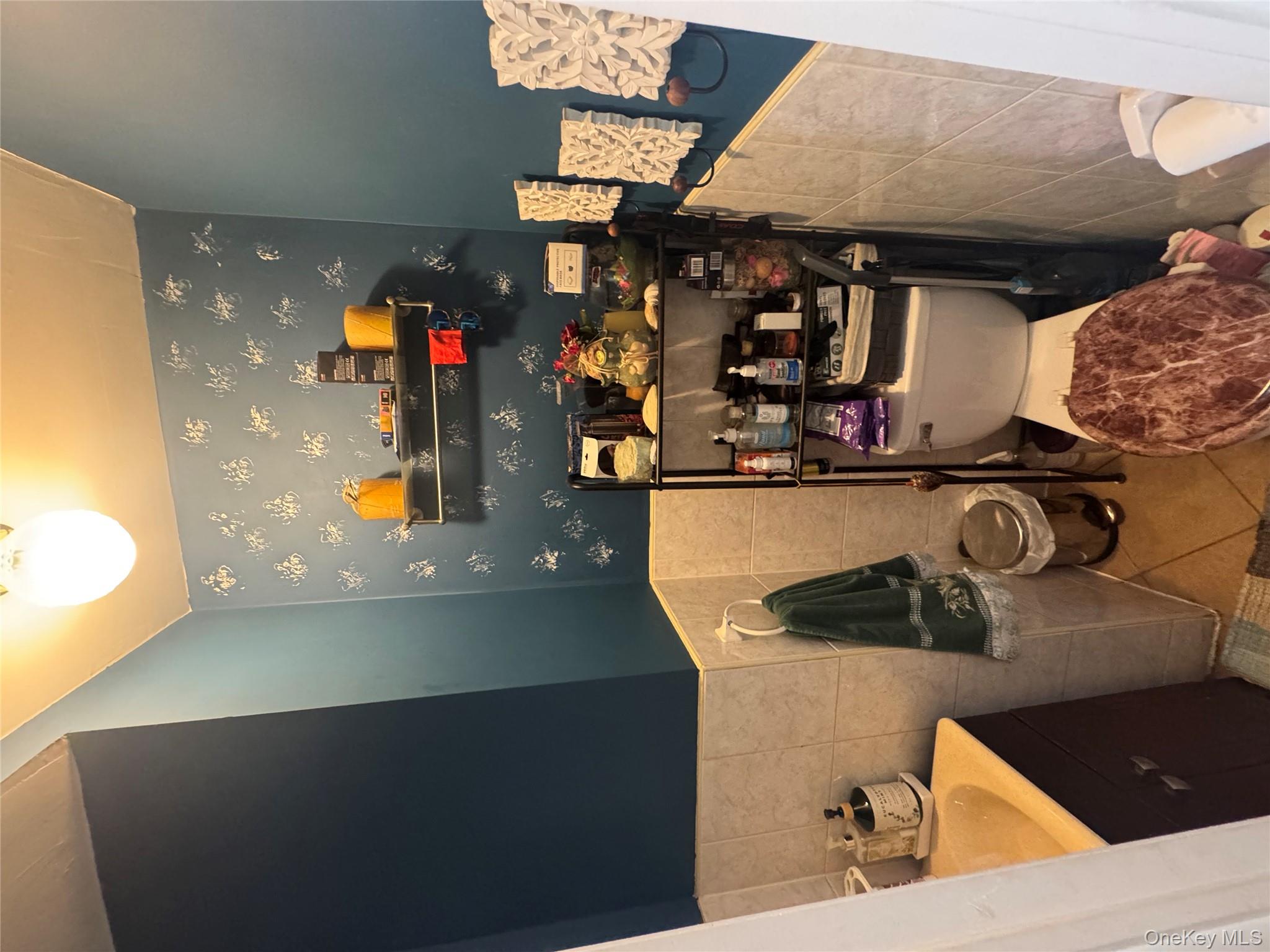 114-29 147th Street Queens, NY 11436 - Photo 5 of 12 a bathroom with a toilet sink and mirror