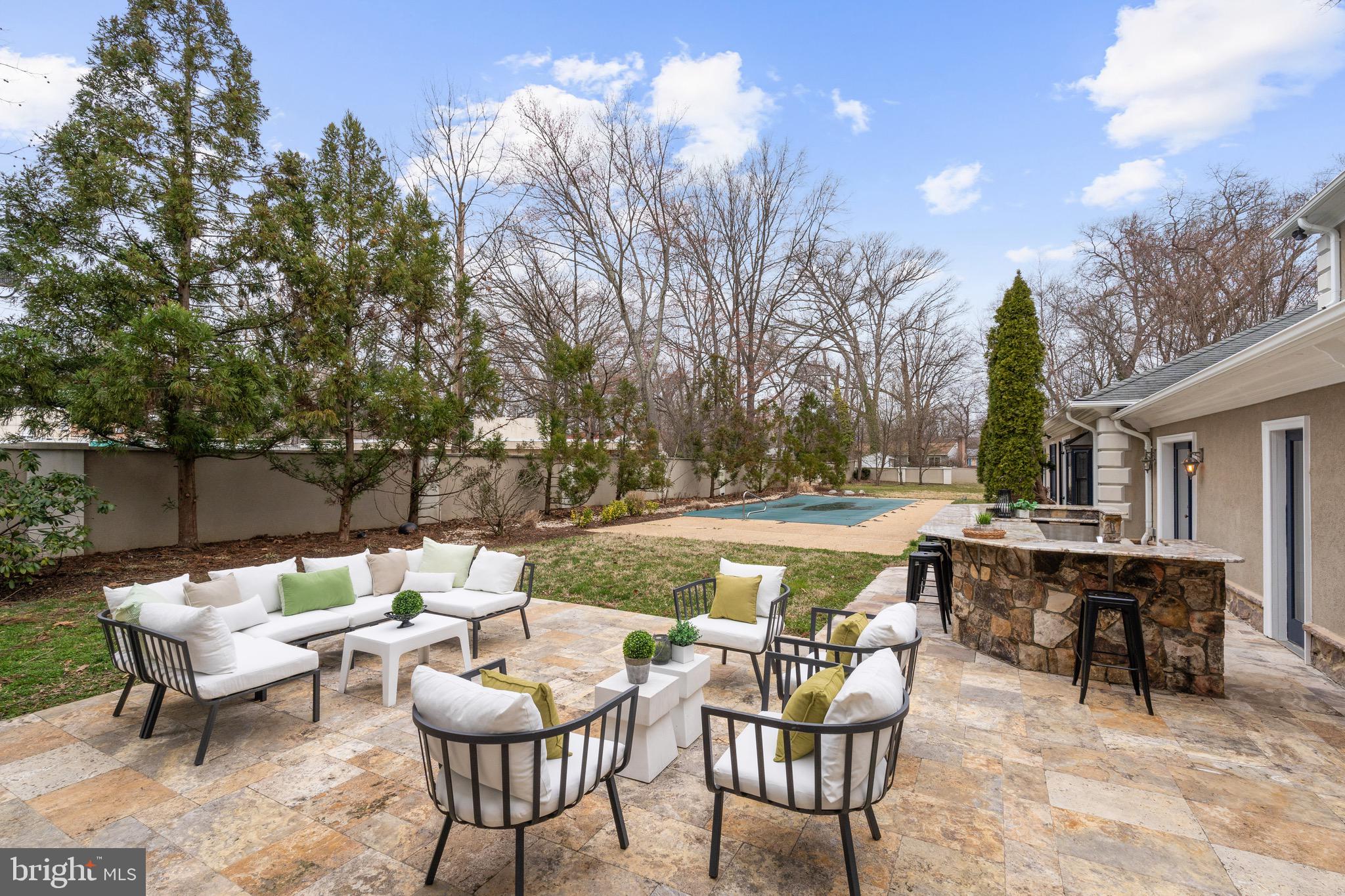 1500 Collingwood Road Alexandria, VA 22308 - Photo 7 of 57 Outdoor oasis with pool + outdoor kitchen