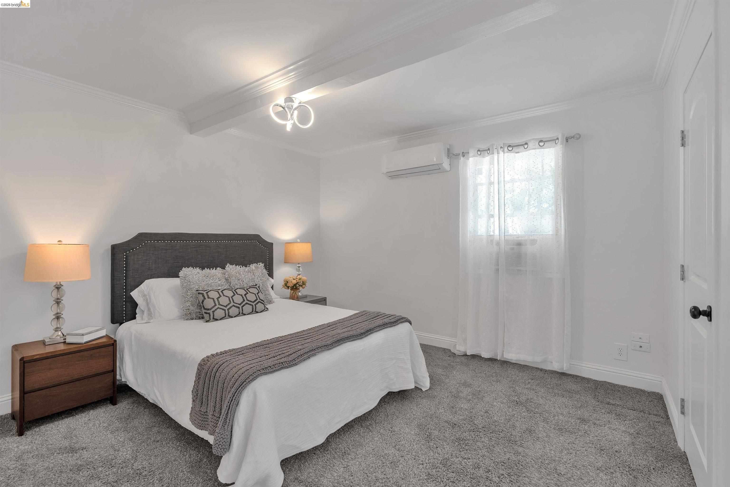 4352 Gem Avenue Castro Valley, CA 94546 - Photo 20 of 31 a bedroom with a bed and a night stand
