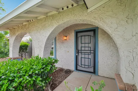 a view of front door