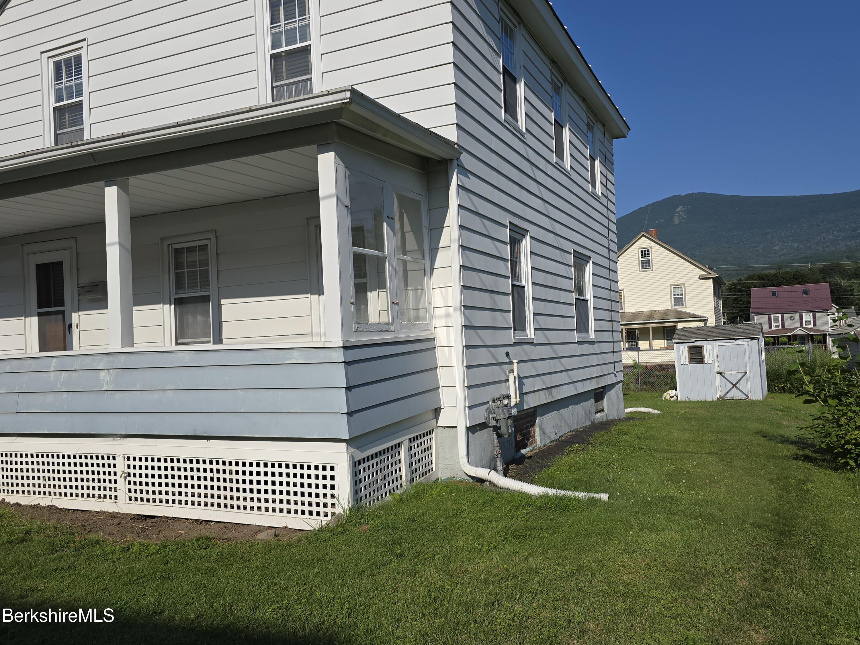 10 Hayer Street Adams, MA 01220 - Photo 5 of 24 North Side with Shed in Back Yard