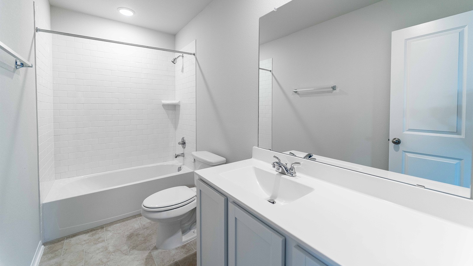 280 Yosemite Drive Kyle, TX 78640 - Photo 3 of 18 a bathroom with a sink toilet and shower
