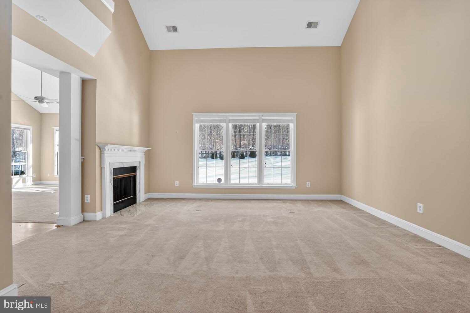 6767 Derby Run Way Gainesville, VA 20155 - Photo 15 of 37 an empty room with windows and fireplace
