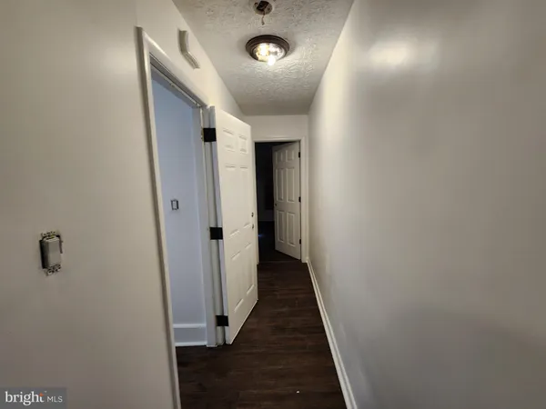 a view of hallway with stairs
