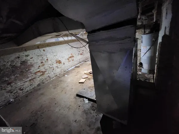 a view of water heater room