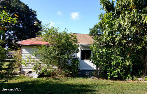 1336 Cromey Road Northeast Palm Bay, FL 32905 - Photo 21 of 25 Rear View/Shed