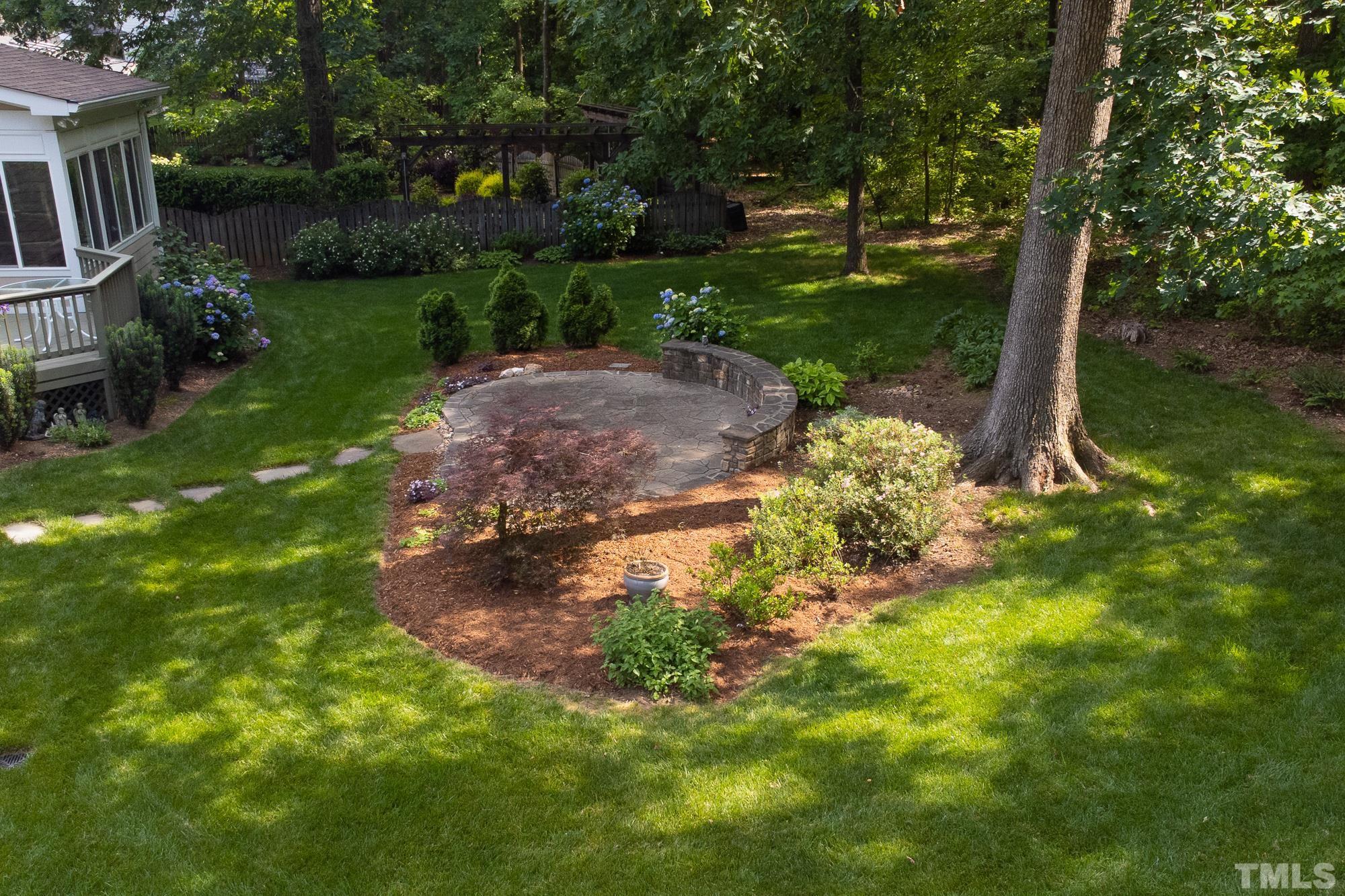 9409 Stone Mountain Road Raleigh, NC 27613 - Photo 46 of 53 a view of a garden with plants