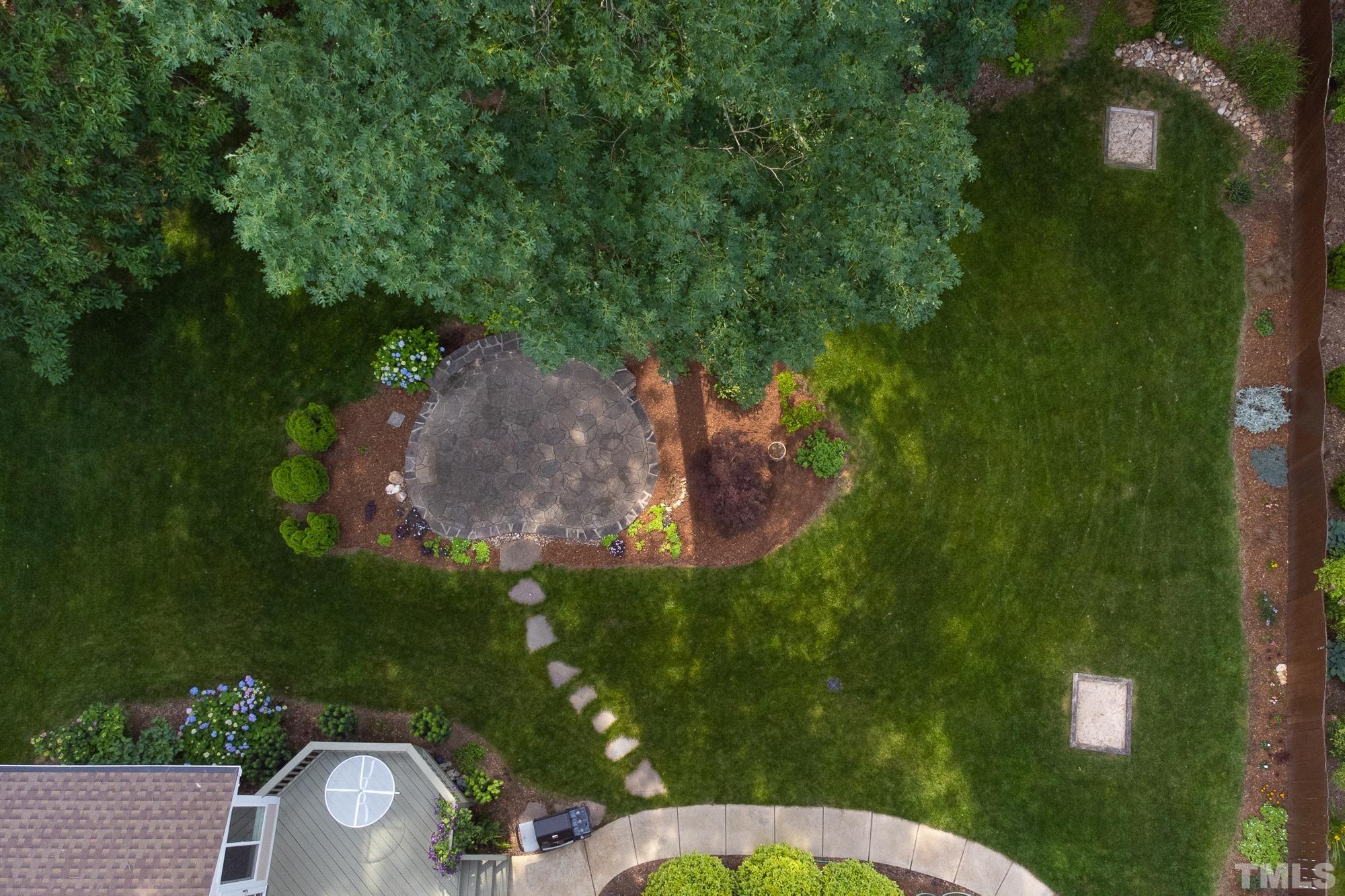 9409 Stone Mountain Road Raleigh, NC 27613 - Photo 48 of 53 an aerial view of a house