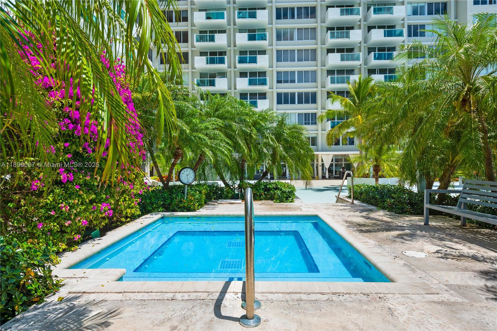 1200 West Avenue, Unit 914 Miami Beach, FL 33139 - Photo 5 of 38 a view of a backyard with plants