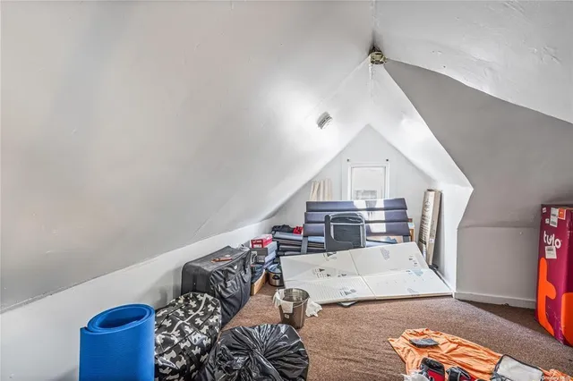 a view of entryway and workspace