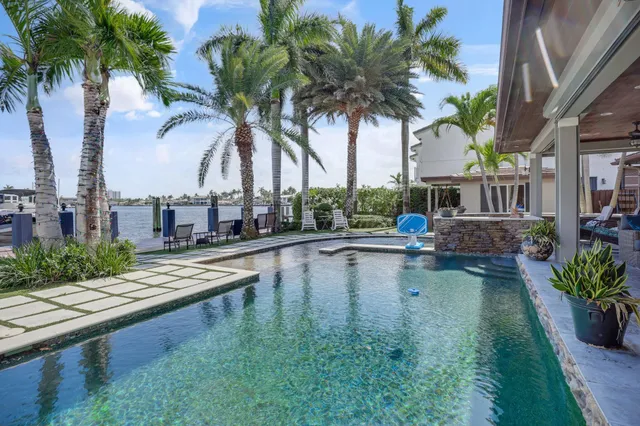 a view of a balcony with lake view