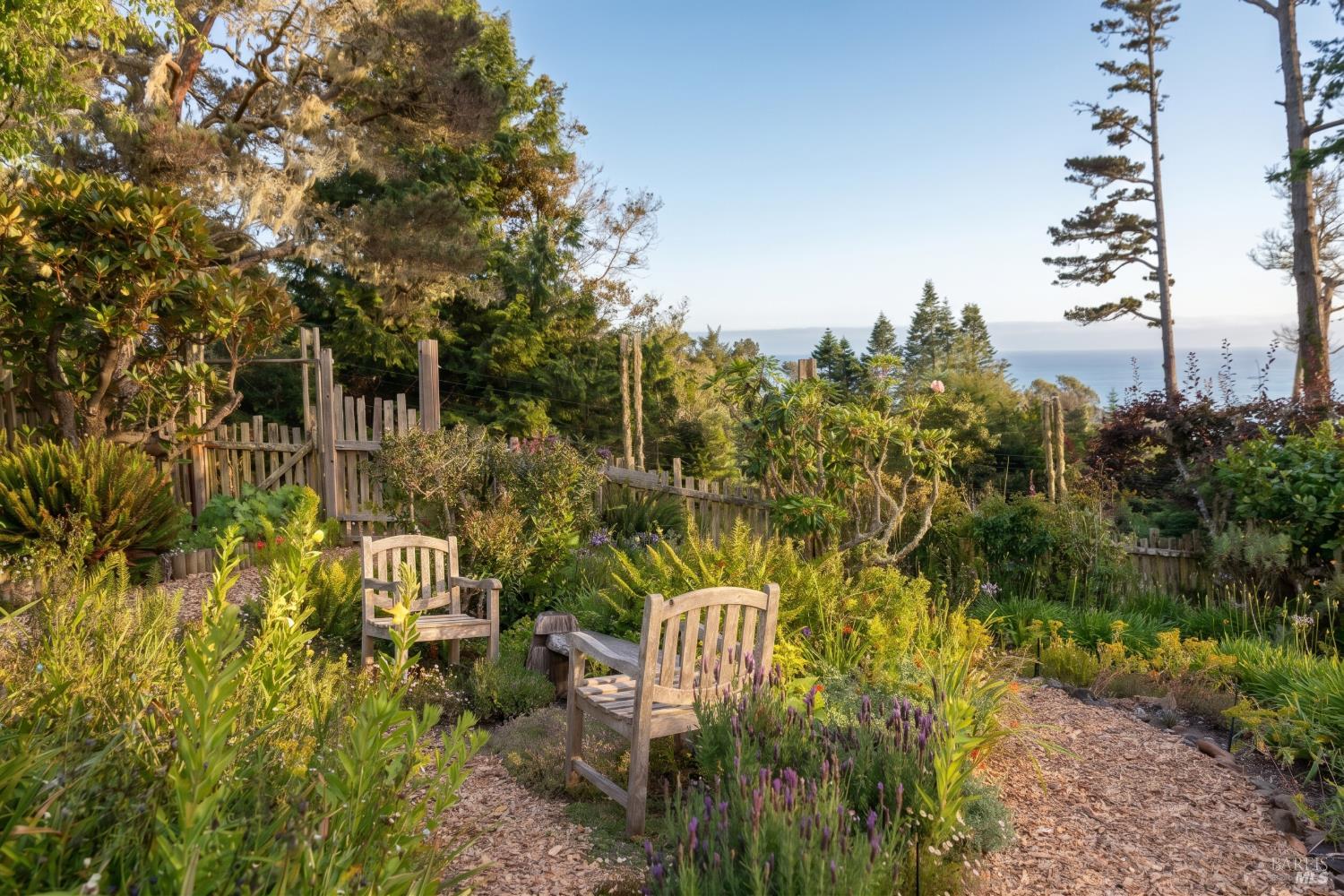 35925 Seaward Reach The Sea Ranch, CA 95497 - Photo 32 of 38 One of the multiple sitting areas in these established gardens.