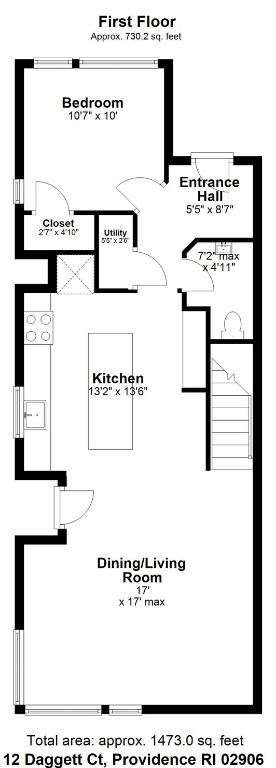 12 Daggett Court, Unit 1 Providence, RI 02906 - Photo 43 of 46