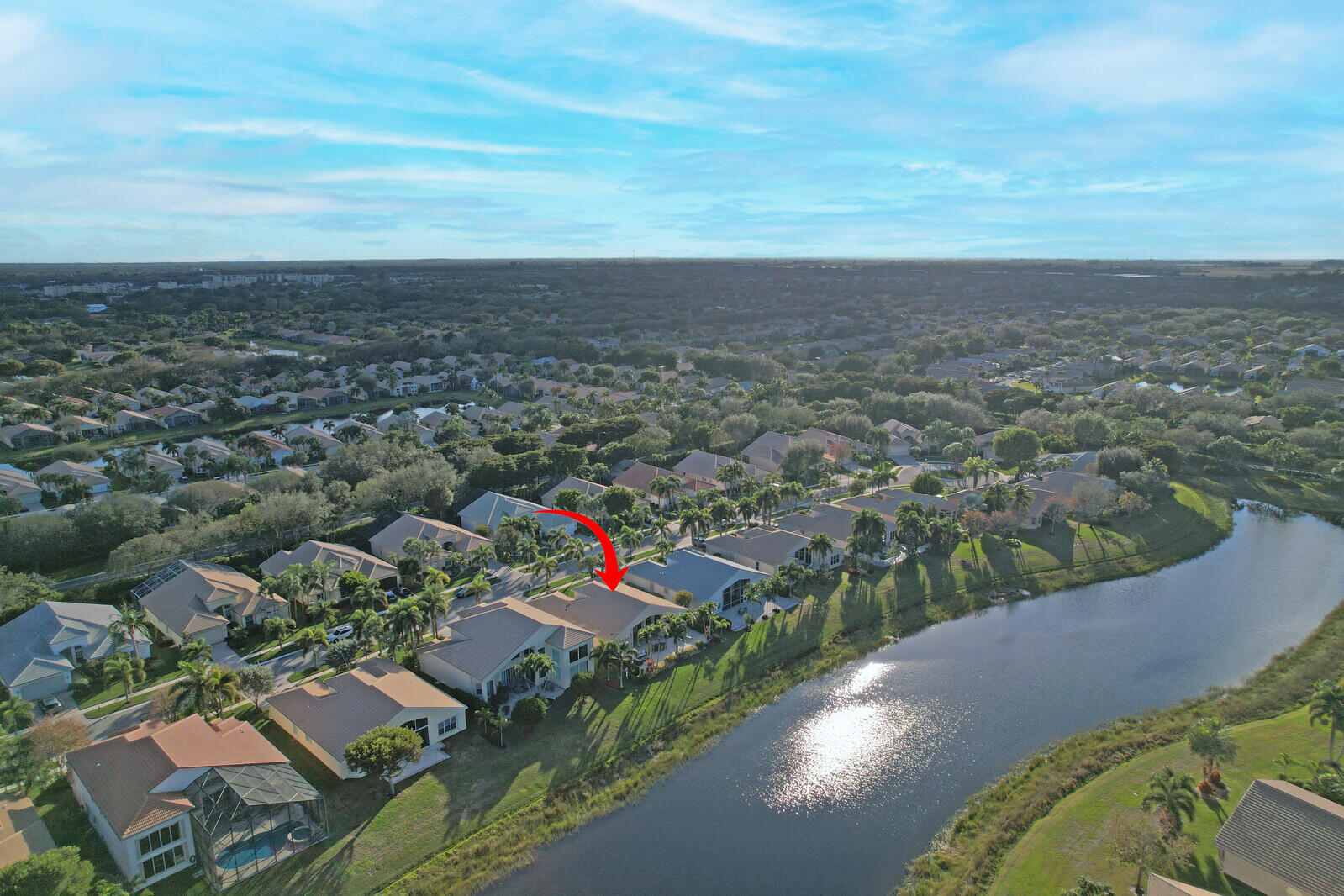 7349 Carmela Way Delray Beach, FL 33446 - Photo 50 of 82 an aerial view of a city