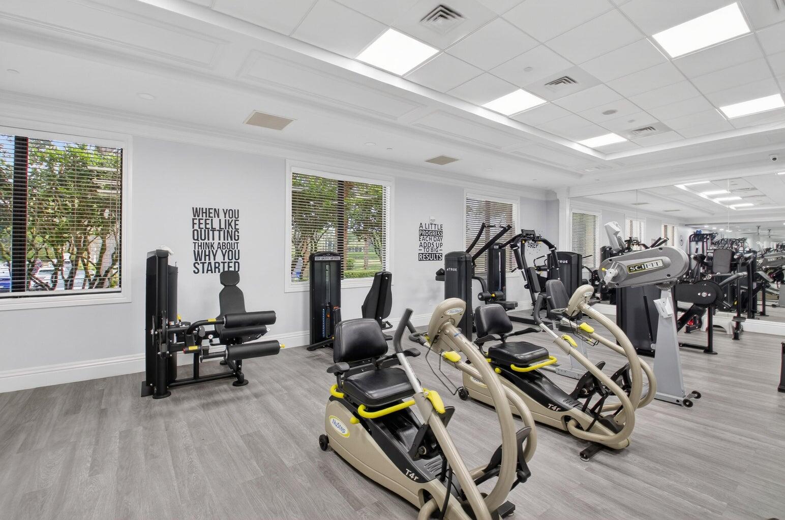 7349 Carmela Way Delray Beach, FL 33446 - Photo 69 of 82 a view of a room with gym equipment