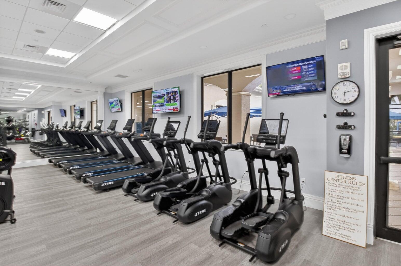7349 Carmela Way Delray Beach, FL 33446 - Photo 72 of 82 a view of a room with gym equipment